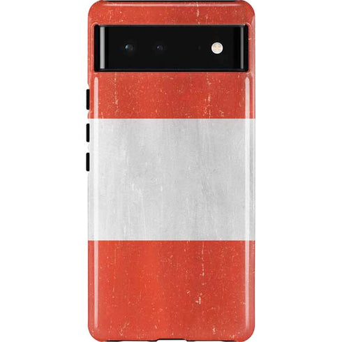 Distressed Austria Flag Pixel Cases